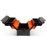 HANDY Fém szerszámosláda - szétnyitható - 430 x 210 x 200 mm