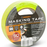 Handy hőálló sárgászöld autóipari vízbázisú festőszalag 50mx24mm 11062