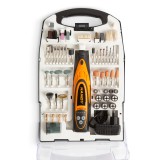 Handy panelfúró, csiszoló, polírozó szett - 112 részes - akkumulátoros