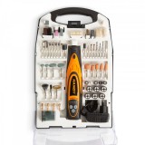 HANDY Panelfúró, csiszoló, polírozó szett - 112 részes - akkumulátoros