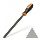 HANDY Precíziós reszelő fémhez - háromszög alakú - kétszeres vágású - közepes durvaságó