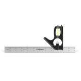 Handy Szögmérő vonalzó - 305 x 115 x 15 mm - fém (10059)