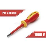 Handy-Tools Handy Csavarhúzó - 10571 (PZ1, 80mm, 1000V-ig szigetelt, mágneses fej) (10571)