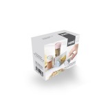 HANE IRIS Button Salt&Pepper üveg fűszerszóró szett 2*67ml, rószaszín, fehér, szürke vagy kék színű HN-1137