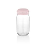 HANE IRIS Macaron üveg fűszertartó 1.000ml, rózsaszín, menta, sárga vagy lila színű HN-1366