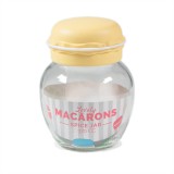 HANE IRIS Macaron üveg fűszertartó 370ml, zöld, fukszia, narancs vagy citromsárga színű HN-1215