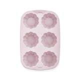 HANE IRIS MIX szilikon muffin sütőforma 6 darabhoz, szürke, fekete vagy piros színű SL-3207 (SL-3207)