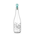 HANE IRIS Retro üveg palack 1.000ml, fehér vagy fekete színű HN-1745 (HN-1745)