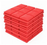 Hangszigetelő panel – 30 x 30 x 5 cm, piros