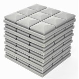 Hangszigetelő panel – 30 x 30 x 5 cm, szürke