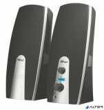 Hangszóró, 2.0, 10W, TRUST "MiLa", fekete-szürke