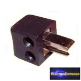 Hangszóró dugó. Fekete színű.