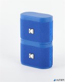 Hangszóró, hordozható, 5W, 2 db, KODAK 'Soundbrix', kék