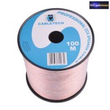 Hangszóró kábel 2 x 4 mm CCA transzparent