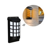 Hangulatos láng hatású napelemes fali lámpa, dekoráció