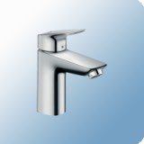 Hansgrohe Logis 100 egykaros álló mosdó csaptelep CoolStart funkcióval, automata lefolyógarnitúrával, króm