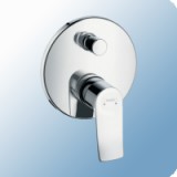 Hansgrohe Metris egykaros kádtöltő csaptelep színkészlet falsík alatti szereléshez króm