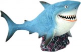 Happet cápa akvárium dekoráció (140 mm)