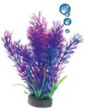 Happet levegőporlasztós lila műnövény akváriumba 19 cm