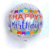 Happy birthday feliratos party lufi 55cm