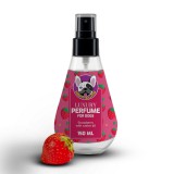 Happy Bulldog STRAWBERRY LUXURY PERFUME - Ápoló, frissítő, szagsemlegesítő permet kutyáknak, 150 ml