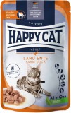 Happy Cat Meat in Sauce Land-Ente l Alutasakos eledel kacsahússal macskáknak (20 x 85 g) 1.7kg