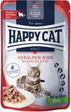Happy Cat Meat in Sauce Voralpen-Rind l Alutasakos eledel macskáknak marhahússal (20 x 85 g) 1.7kg