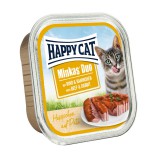 Happy Cat Minkas Duo - Marha és nyúl 24 x 100 g