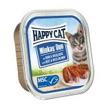 Happy Cat Minkas Duo - Marha és vadlazac 24 x 100 g