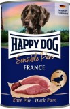 Happy Dog France kacsás konzerv 400 g KARTON - 6 db