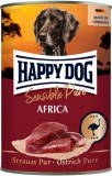 Happy Dog Pur Africa - Strucchúsos konzerv (6 x 400 g) 2.4kg