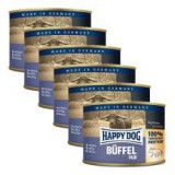 Happy Dog Pur - Büffel/bivalyhús, 6 x 200g, 5+1 GRÁTISZ