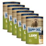 Happy Dog Pur - Lamm/bárányhús, 6 x 400g, 5+1 GRÁTISZ