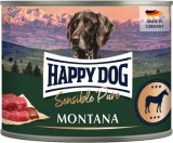 Happy Dog Pur Montana - Szín lóhúsos konzerv (12 x 200 g) 2.4 kg