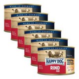 Happy Dog Pur - Rind/marhahús, 6 x 200g, 5+1 GRÁTISZ