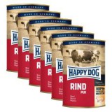 Happy Dog Pur - Rind/marhahús, 6 x 400g, 5+1 GRÁTISZ