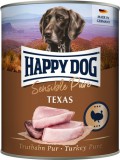 Happy Dog Pur Texas - Pulykahúsos konzerv (6 x 800 g) 4.8kg