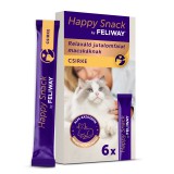 Happy Snack by FELIWAY - csirkés, krémes jutalomfalat macskáknak 6 db (90g)