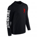 Hard workout - hosszú ujjú felső (fekete)