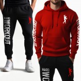 Hard Workout melegítő szett piros-fekete