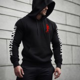 Hard Workout pulóver (fekete-piros)