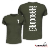 Hardcore Gym póló - army