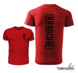 Hardcore gym - póló (piros)