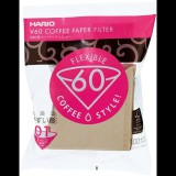 Hario papírfilter V60-01, nem fehérített, 100db (VCF-01-100M)