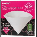 Hario papírfilter V60-02, fehér, 40 db (VCF-02-40W)