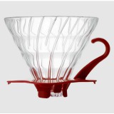 Hario V60 Dripper piros üveg (VDG-02R)