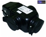 Hármas gumi lengő csatlakozó 3x2P+F IP44