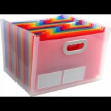 Harmonika irattartó, A4, PP, 24 rekeszes, EXACOMPTA (55198E)