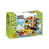 Háromszintes szervizgarázs autókkal és kiegészítőkkel - Wader