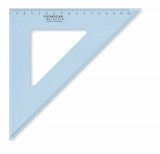 Háromszög vonalzó, műanyag, 45&#176;, 25 cm, STAEDTLER Mars 567, átlátszó kék (TS5672645)